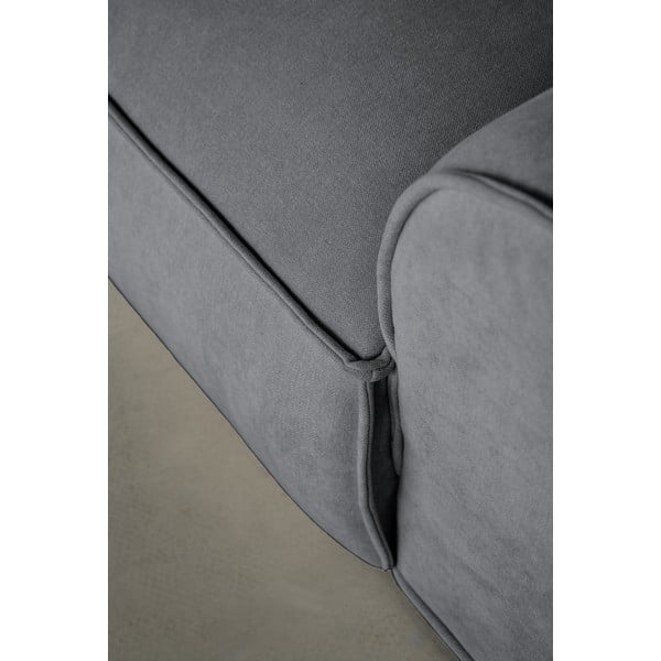 Divano componibile grigio (con penisola a sinistra) Flex Felix – Miuform-image-4