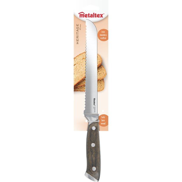 Coltello da pasticceria in acciaio inox Heritage - Metaltex-image-1