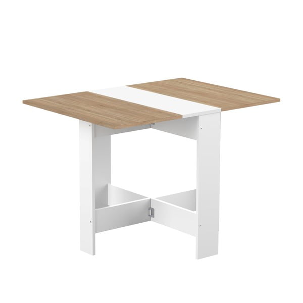 Tavolo da pranzo pieghevole con piano in rovere 76x28 cm Papillon - TemaHome-image-3