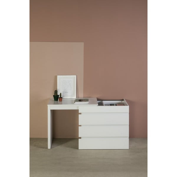 Tavolo da lavoro variabile bianco/cassa Elbir - Marckeric-image-3