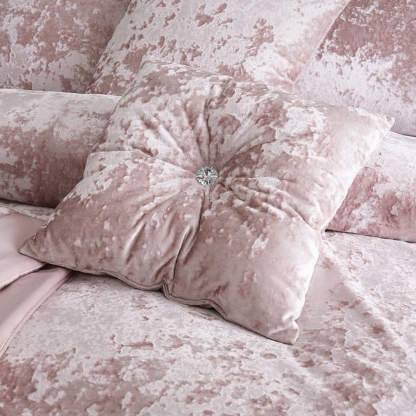 Cuscino decorativo 45x45 cm Crushed Velvet Diamante - Catherine Lansfield-image-1
