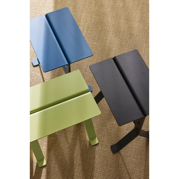 Tavolino in metallo 30x40 cm Fold – Hübsch-image-4