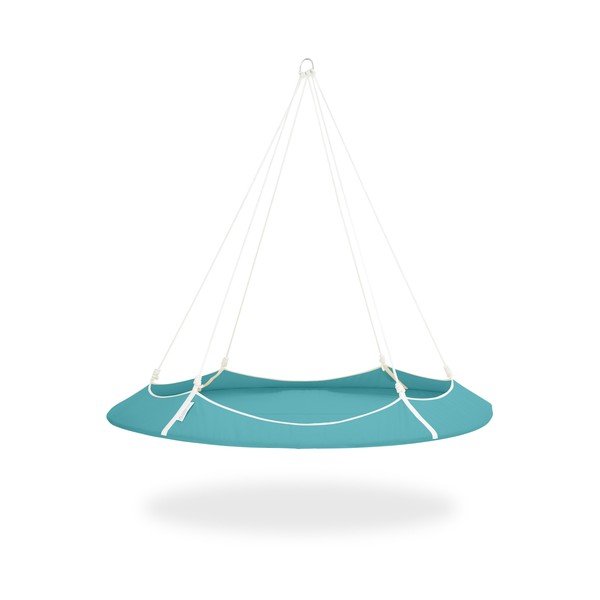 Altalena da giardino blu con supporto - Hangout Pod-image-3