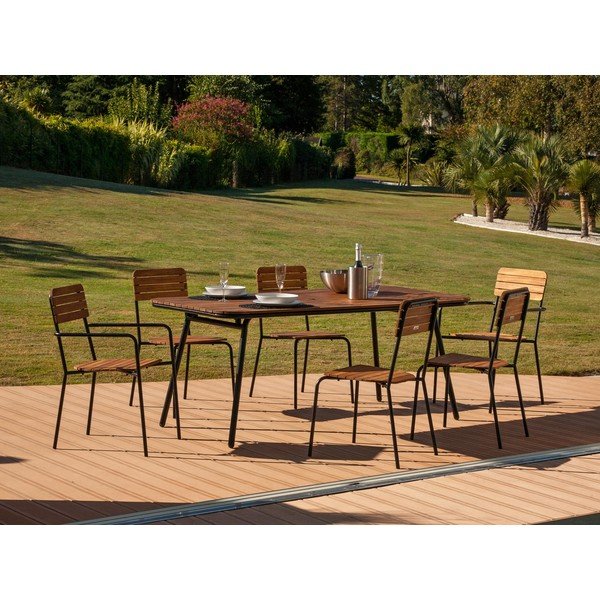 Set di 4 sedie da giardino Scool - Ezeis-image-4