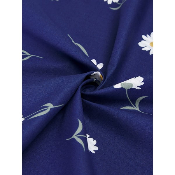 Set di 2 federe decorative blu in cotone ranforce , 40 x 80 cm Daisies - Westwing Collection-image-1