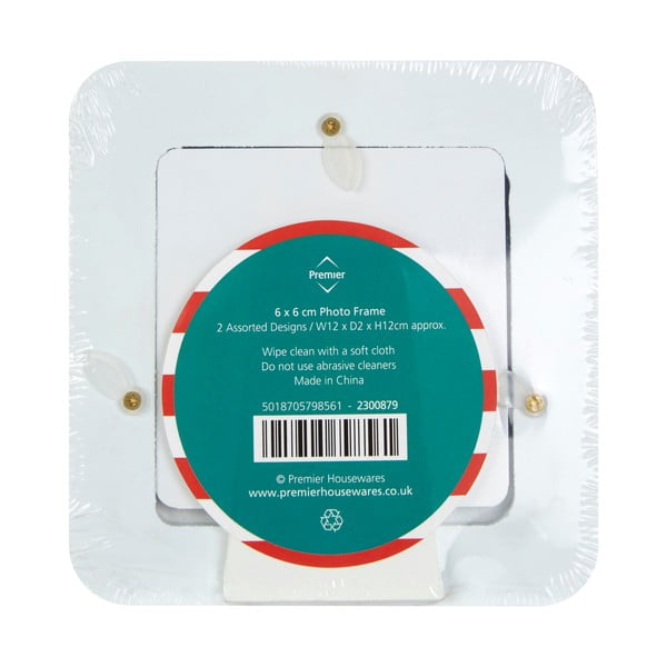 Cornici in legno rosso-turchese in set di 2 pezzi 12x12 cm Pirate - Premier Housewares-image-2