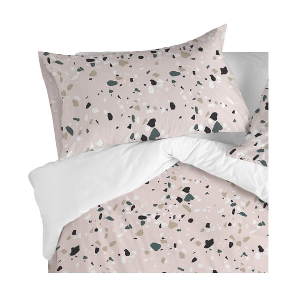 Set di 2 federe in cotone, 50 x 75 cm Granite - Blanc-image-2