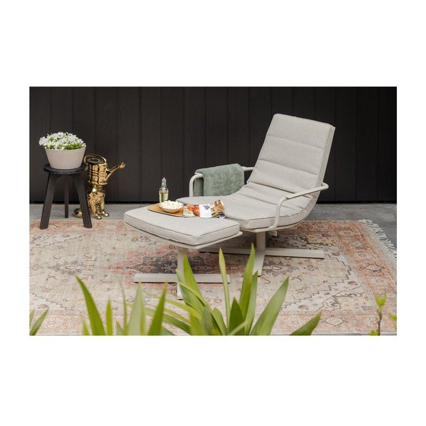 Pouf da giardino grigio chiaro Coosa - Exotan-image-4