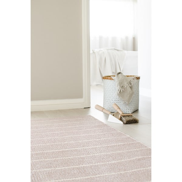 Tappeto da interno/esterno rosa chiaro 70x90 cm Carl Pale Rose – Pappelina-image-3