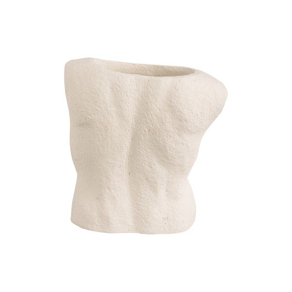Vaso in poliresina bianco Male - PT LIVING-image-3