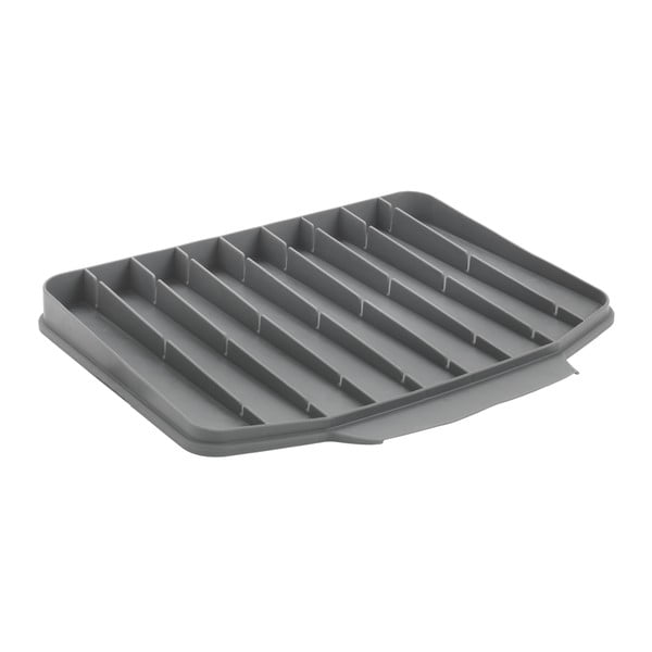 Scolapiatti grigio in plastica 40x33 cm Gravity – Metaltex