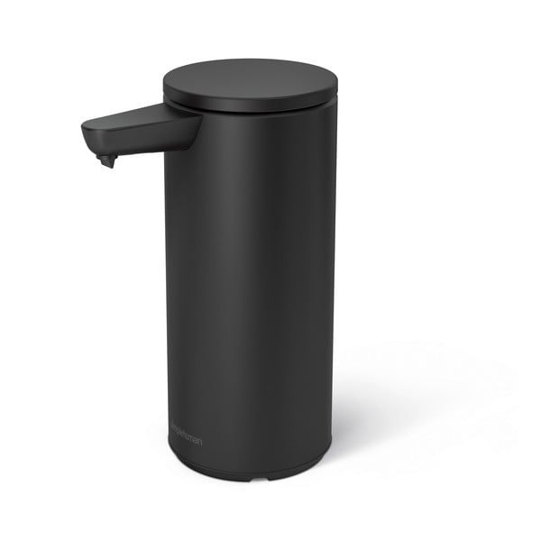 Dispenser di sapone in acciaio nero touchless 266 ml - simplehuman
