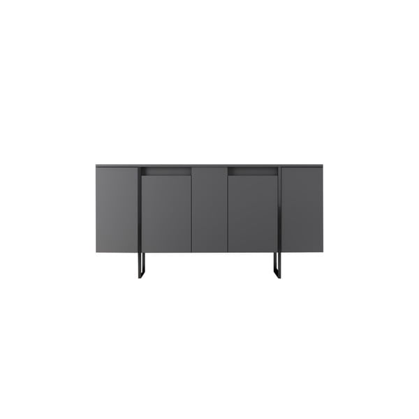 Credenza antracite 160x35 cm Luxe - Kalune Design