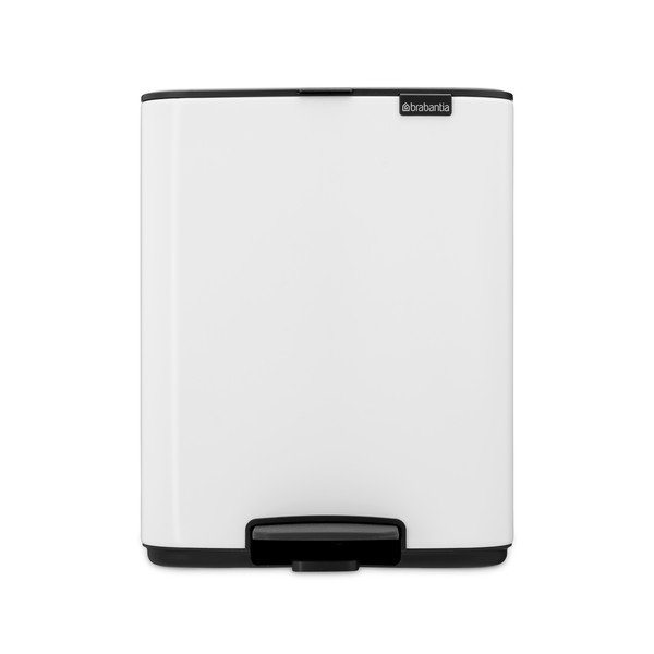 Cestino per la spazzatura bianco in acciaio con pedale 12 l Bo – Brabantia-image-4