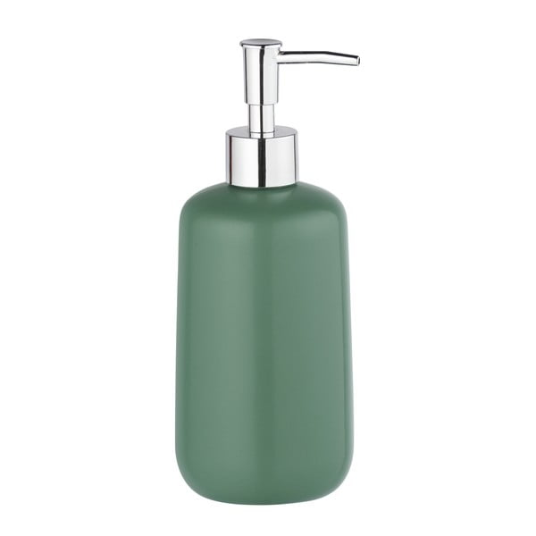 Dispenser di sapone in ceramica verde 0,5 l Olinda - Allstar