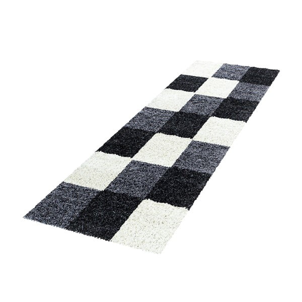 Passatoia bianco e nero 80x250 cm Life - Ayyildiz Carpets