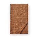 Coperta marrone in cotone 150x200 cm Jaipur Chunky Waffle – Pineapple Elephant