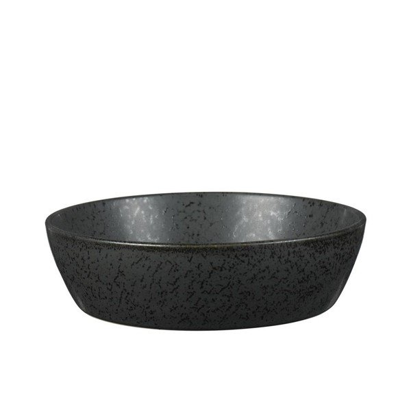 Černá kameninová servírovací mísa Bitz Mensa, průměr 18 cm