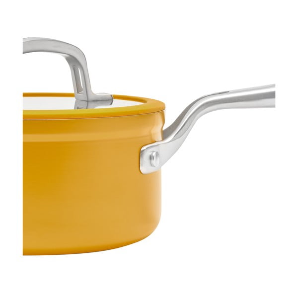 Pentola con coperchio incluso/con superficie in ceramica adatta all'induzione 1,3 l Meda 3.0 – FABINI-image-3