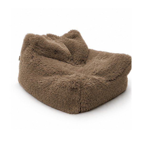 Pouf a sacco per bambini marrone cognac Mammoth – Meowbaby