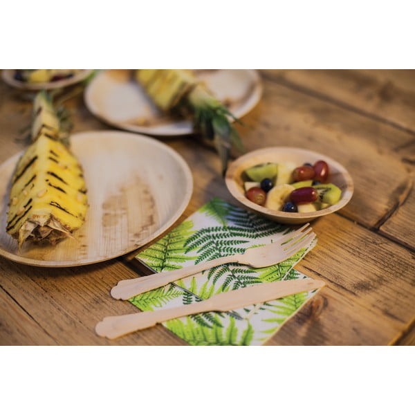 Set di 8 sottobicchieri monouso con foglie di palma, ⌀ 17 cm - Esschert Design-image-1