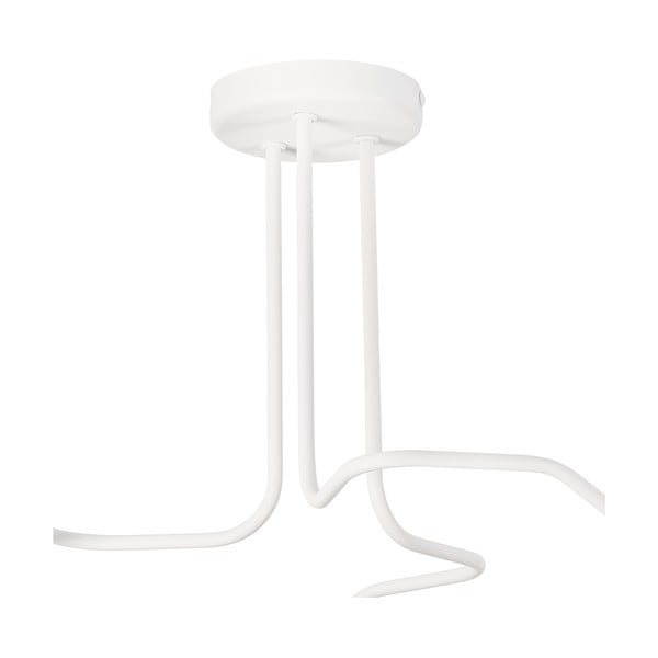 Lampadario bianco 55x55 cm Domino - LAMKUR-image-4