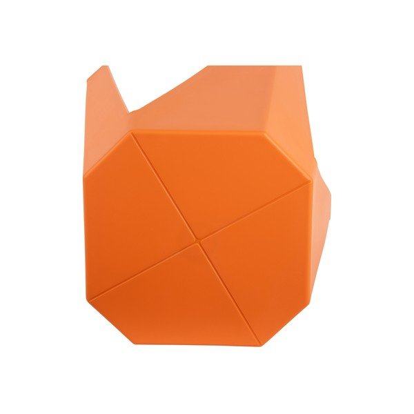 Sgabello arancione in plastica Cherish – Leitmotiv-image-2