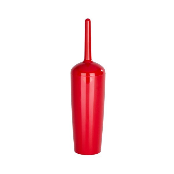 Červený toaletní kartáč Wenko Cocktail Red