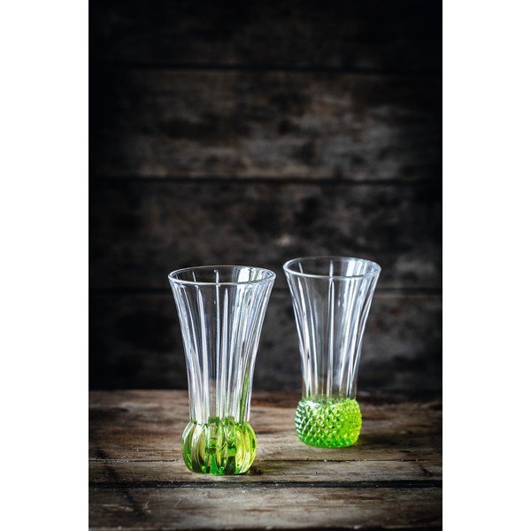 Vaso in vetro verde in set di 2 pezzi Spring - Nachtmann-image-1