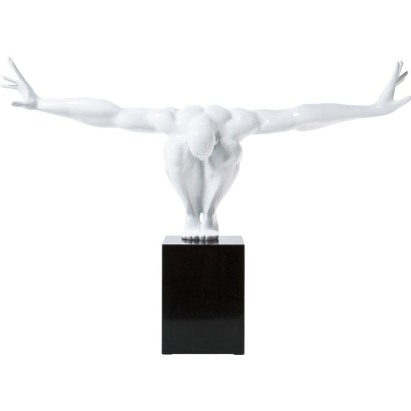 Statua decorativa bianca Atleta, 75 x 52 cm Athlet - Kare Design