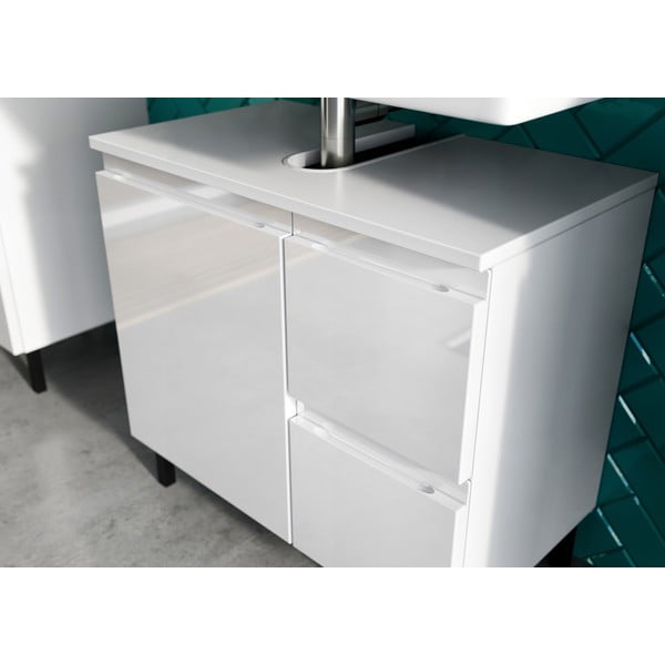 Mobile bianco sotto il lavabo 60x56 cm Salinas - Germania-image-1