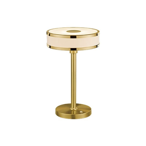 Lampada da tavolo a LED di colore oro, altezza 32 cm Agento - Trio