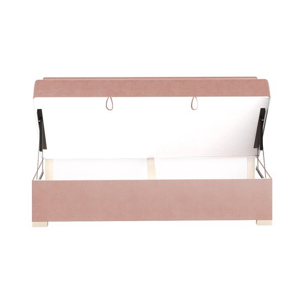 Letto da bambini rosa con contenitore con materasso incluso 90x200 cm Cozi – Ghado-image-4