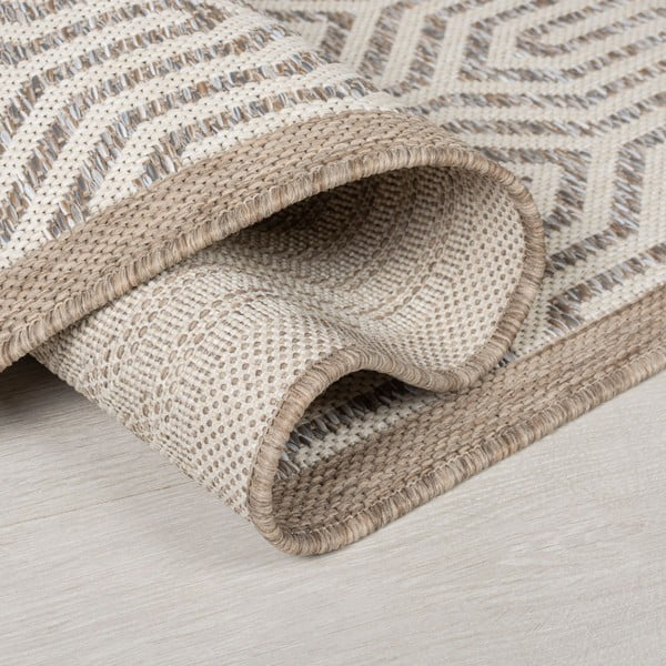 Tappeto beige per esterni 200x290 cm Bellizi - Flair Rugs-image-3