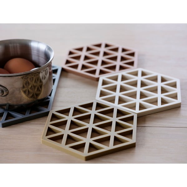 Tappetino in silicone per pentole 24x14 cm Triangles - Zone-image-3