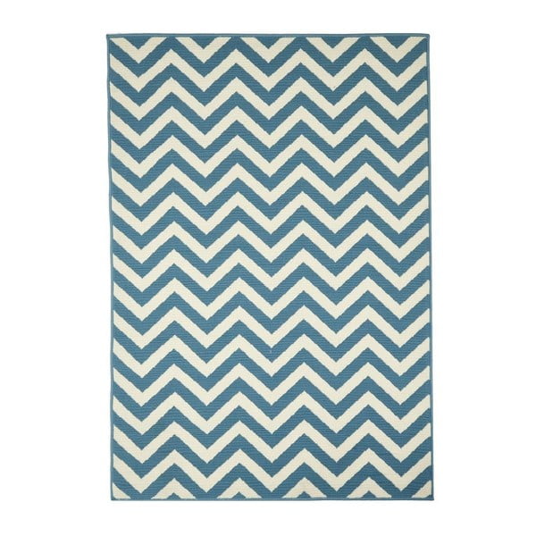 Tappeto da esterno azzurro, 133 x 190 cm Waves - Floorita