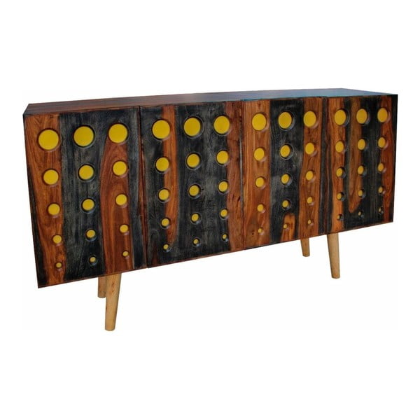 Cassettiera in legno di mango Daly - Støraa-image-4