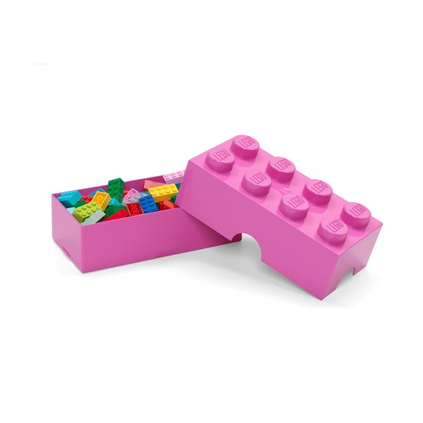 Scatola per bambini rosa in plastica 20x10x7 cm – LEGO®-image-2