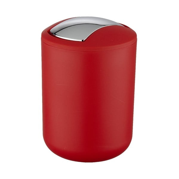 Červený odpadkový koš Wenko Swing Red S