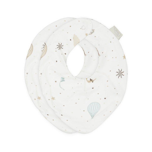 Set di bavaglini avorio in cotone organico 2 pz Dreamland – Cam Cam Copenhagen