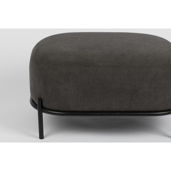 Poggiapiedi grigio scuro Polly - White Label-image-4