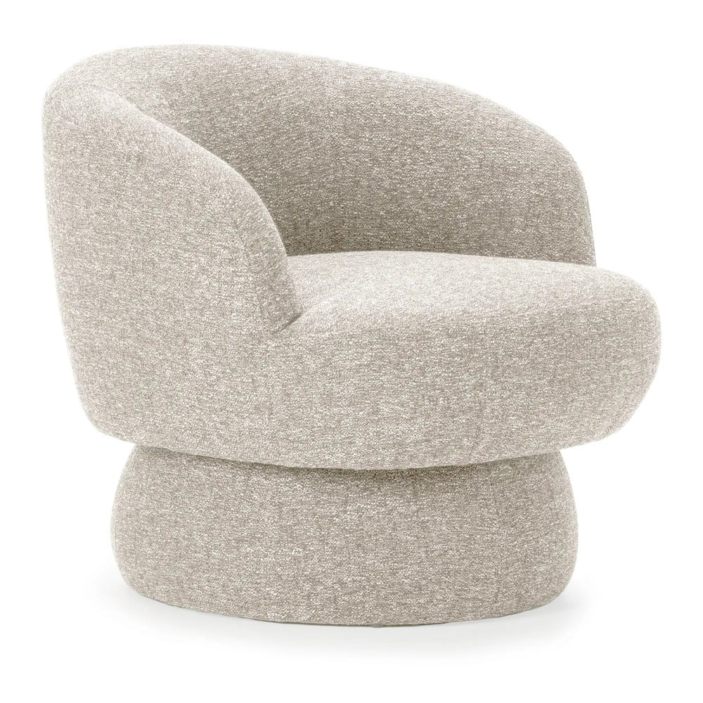 Poltrona beige girevole Dali – MOME | Poltrone