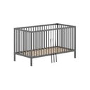 Lettino color antracite in pino massiccio 70x140 cm DINO – Vipack