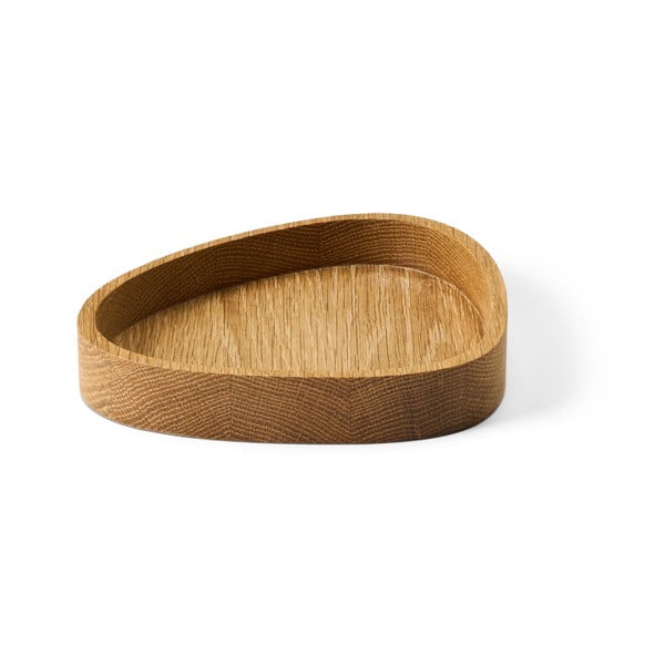 Scatola decorativa di colore naturale in legno 18x16x3 cm Curve M – LIND DNA