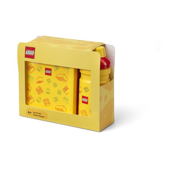 Portapranzo per bambini gialli in plastica 2 pz Brick – LEGO®-image-2