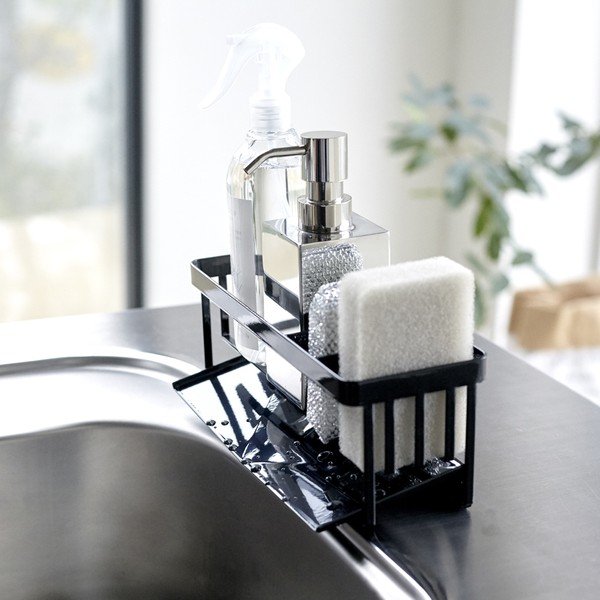 Supporto per detersivi nero in metallo Tower - YAMAZAKI-image-1