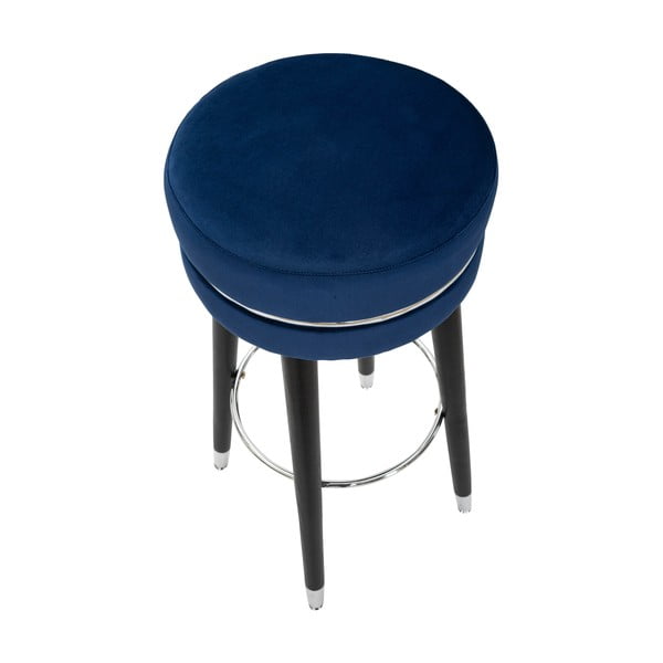Sedia da bar blu in imbottito (altezza della seduta 74 cm) Paris – Mauro Ferretti-image-4