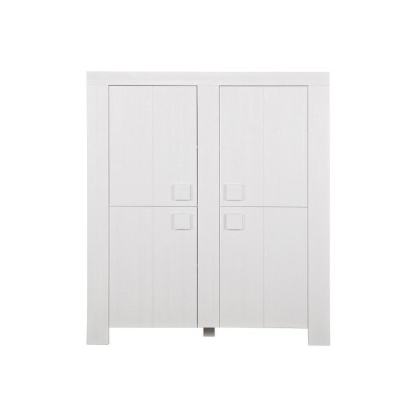 Armadio in legno di pino bianco Dirk - WOOOD-image-1