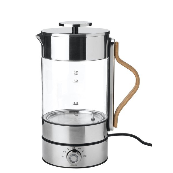 Bollitore argentato in vetro 1,2 l Emma – Stelton