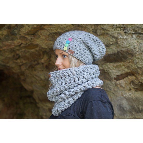Cappello lavorato a mano all'uncinetto Luce - DOKE-image-3